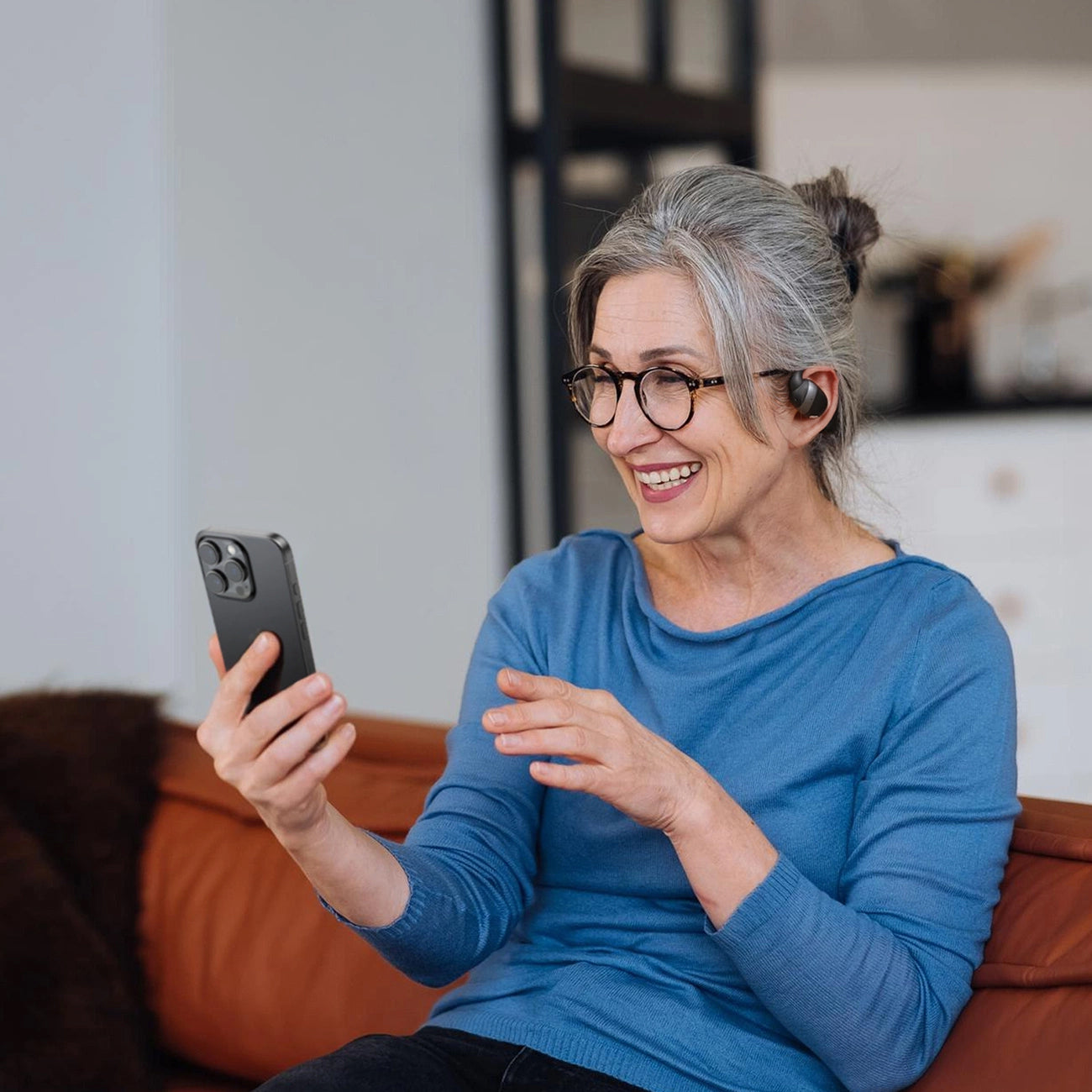 Handsfree Bluetooth Joyroom Open Ear JR-OE4, TWS, Crni