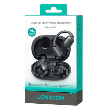 Handsfree Bluetooth Joyroom Open Ear JR-OE4, TWS, Crni