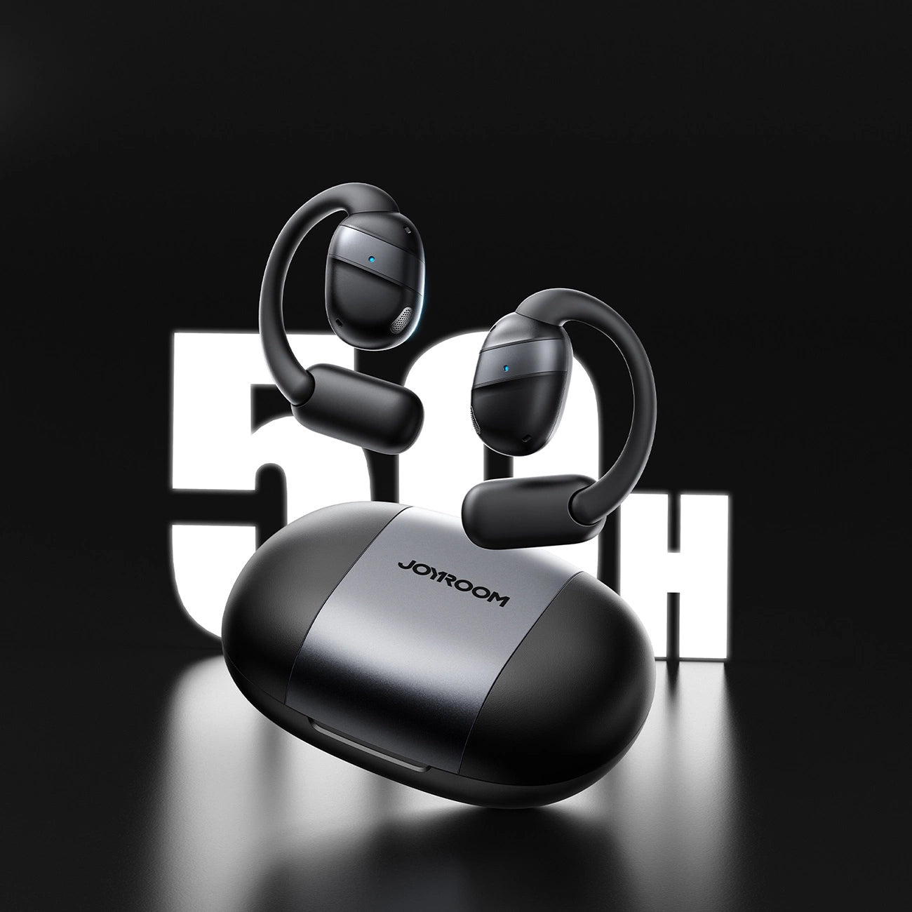 Handsfree Bluetooth Joyroom Open Ear JR-OE4, TWS, Crni