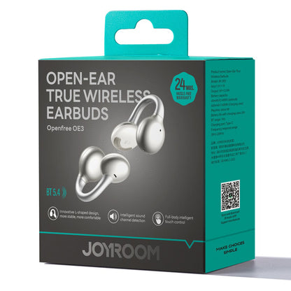 Handsfree Bluetooth Joyroom Openfree JR-OE3, TWS, Srebrni