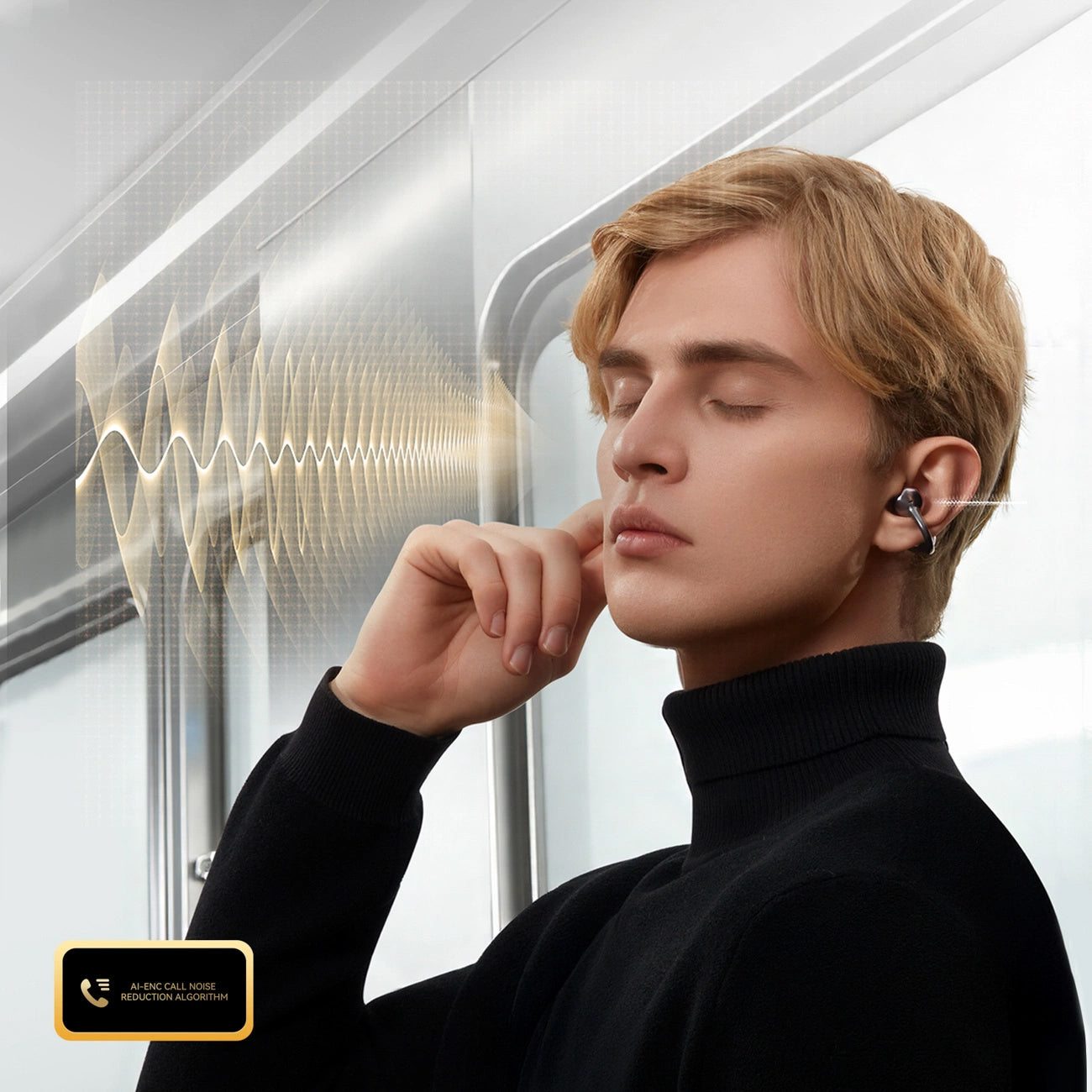 Handsfree Bluetooth Joyroom Openfree JR-OE3, TWS, Crni