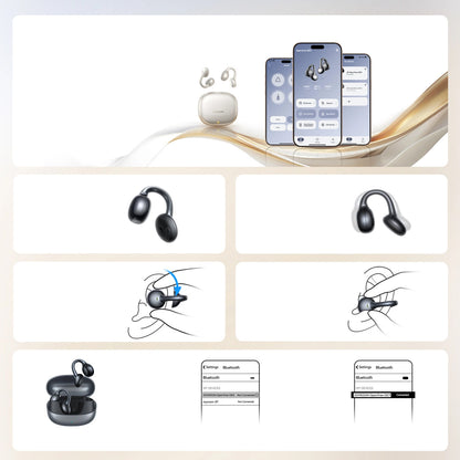 Handsfree Bluetooth Joyroom Openfree JR-OE3, TWS, Crni