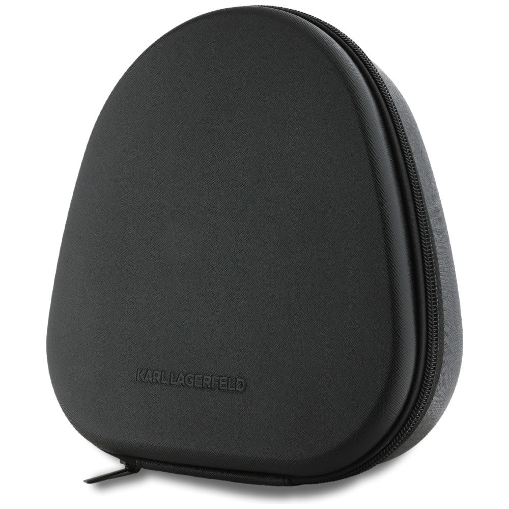 Handsfree Bluetooth Karl Lagerfeld Saffiano Elongated, A2DP, ANC, Sivi