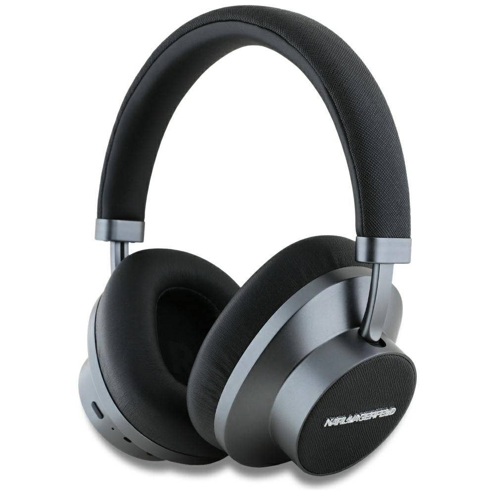 Handsfree Bluetooth Karl Lagerfeld Saffiano Elongated, A2DP, ANC, Crni