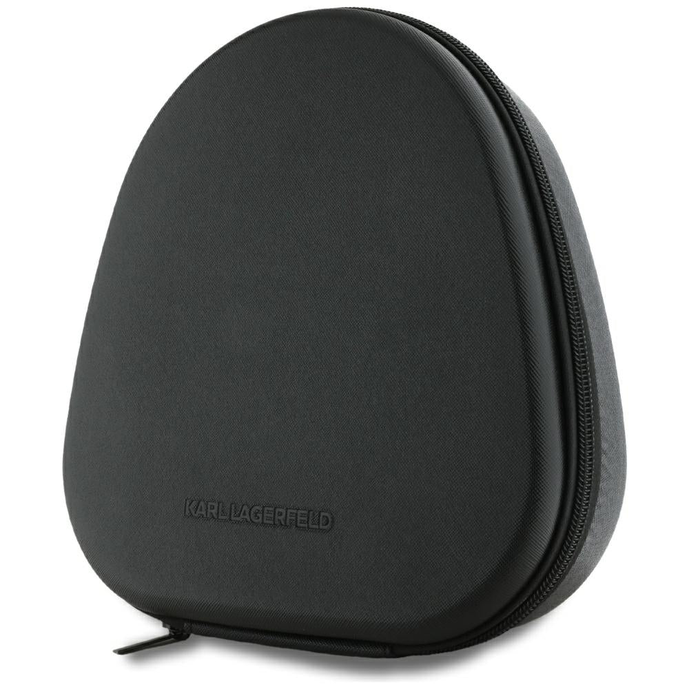Handsfree Bluetooth Karl Lagerfeld Saffiano Elongated, A2DP, ANC, Crni