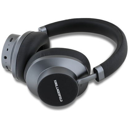 Handsfree Bluetooth Karl Lagerfeld Saffiano Elongated, A2DP, ANC, Crni