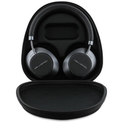 Handsfree Bluetooth Karl Lagerfeld Saffiano Elongated, A2DP, ANC, Crni