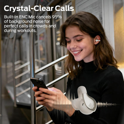Handsfree Bluetooth Monster AC225, TWS, Svijetlo Krem