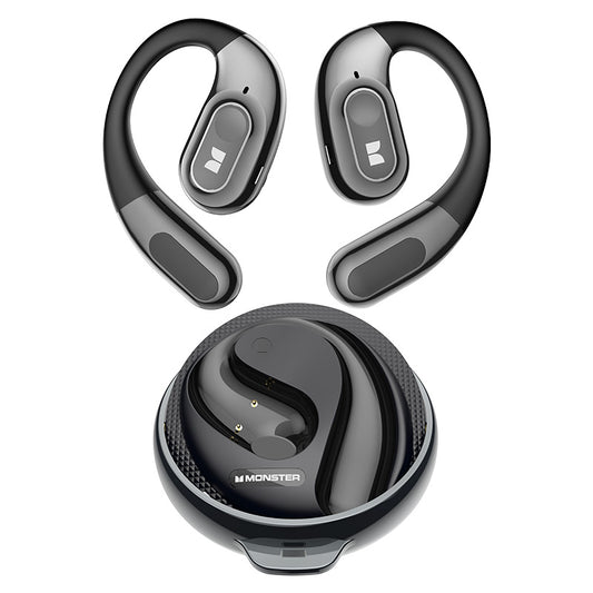 Handsfree Bluetooth Monster AC330 AI Translation, TWS, Crna
