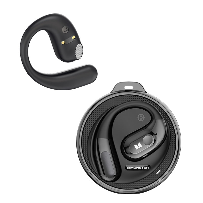 Handsfree Bluetooth Monster AC330 AI Translation, TWS, Crna