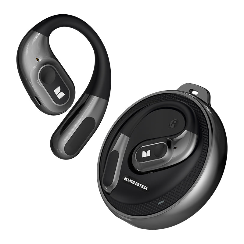 Handsfree Bluetooth Monster AC330 AI Translation, TWS, Crna