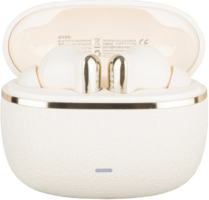 Handsfree Bluetooth Monster Clarity 200, TWS, ANC, Svijetlo Krem