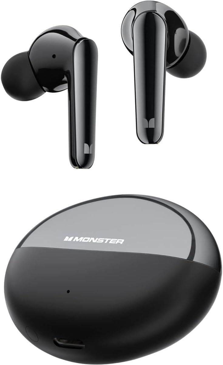 Handsfree Bluetooth Monster N-Lite 203 AirLinks, TWS, Crna