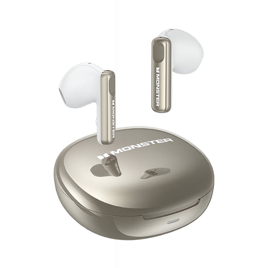 Handsfree Bluetooth Monster N-Lite 209, TWS, Srebrna