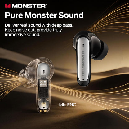 Handsfree Bluetooth Monster N-Lite 310, TWS, Crna