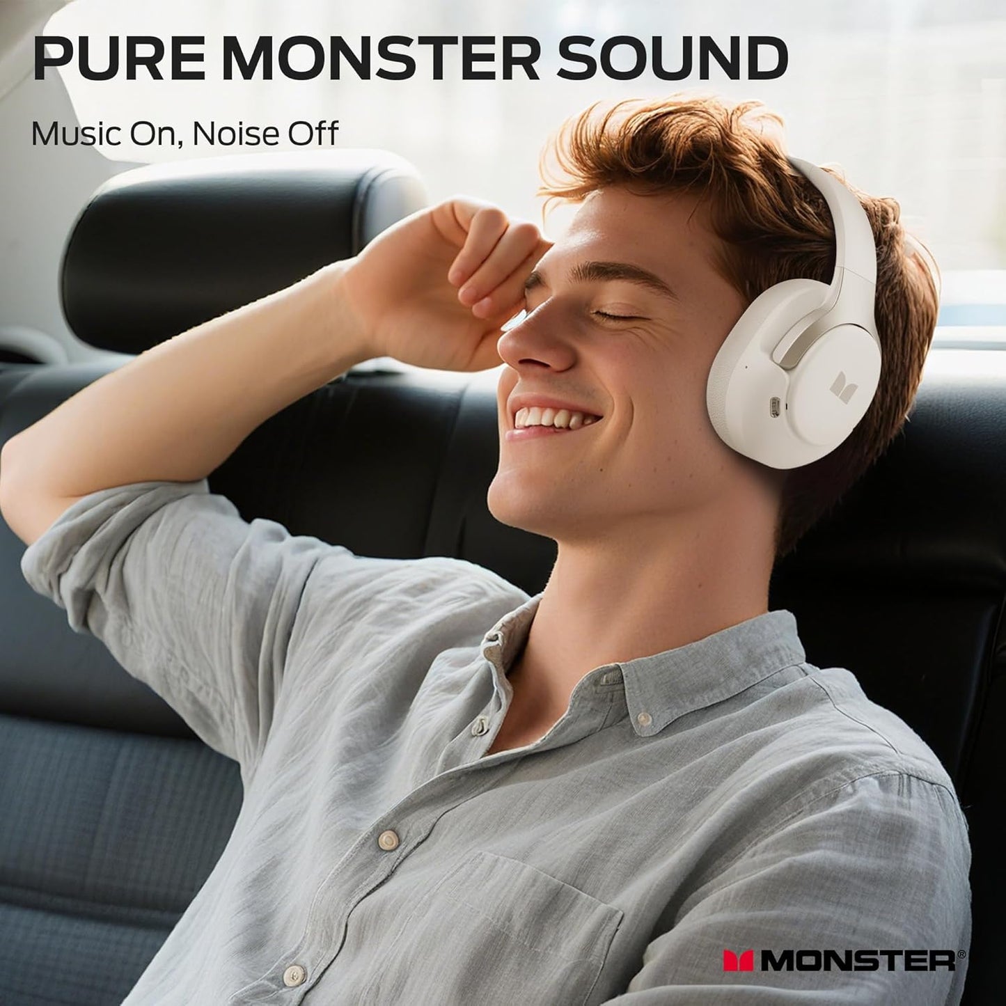 Handsfree Bluetooth Monster Persona 5th, MultiPoint, A2DP, ANC, Bijela