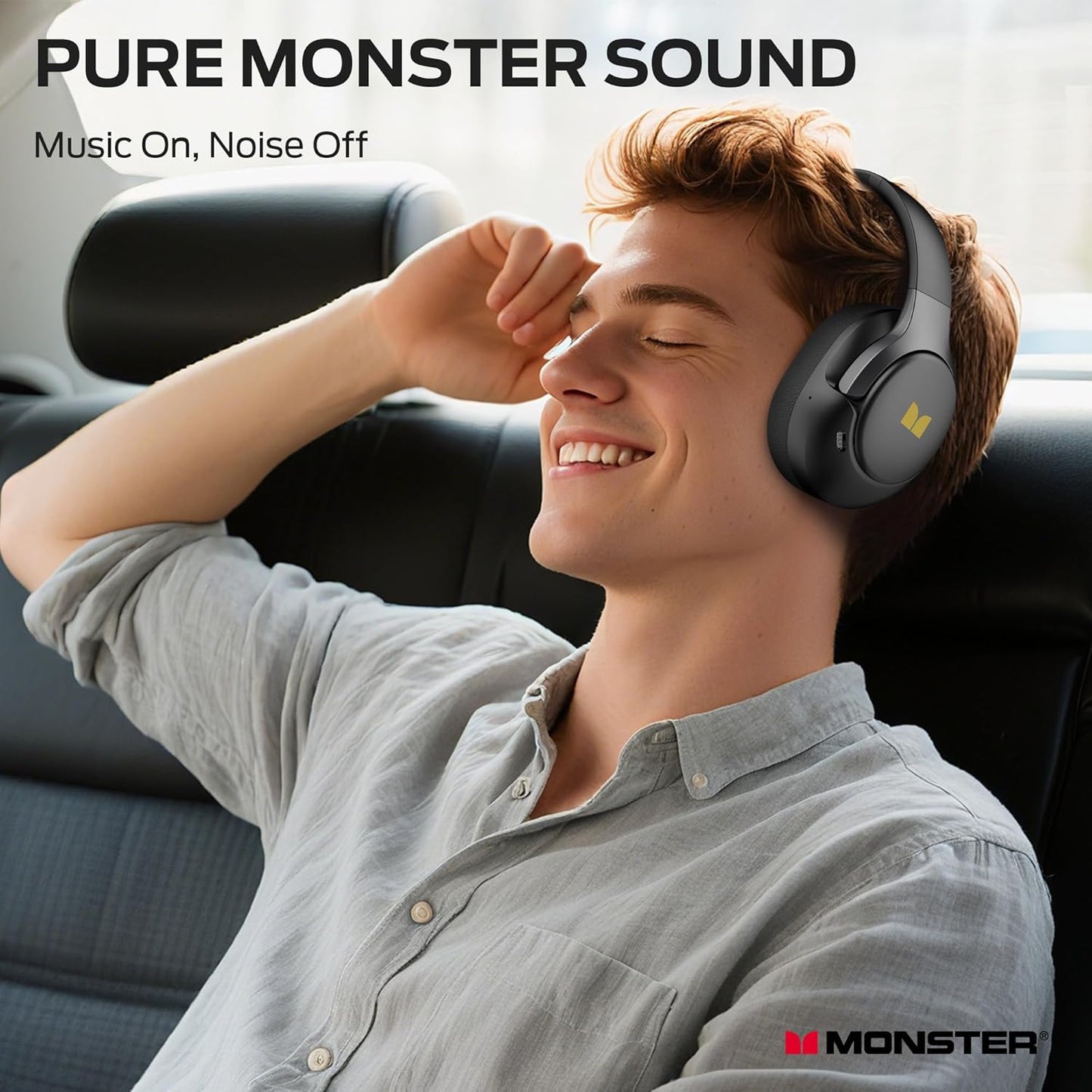 Handsfree Bluetooth Monster Persona 5th, MultiPoint, A2DP, ANC, Crna