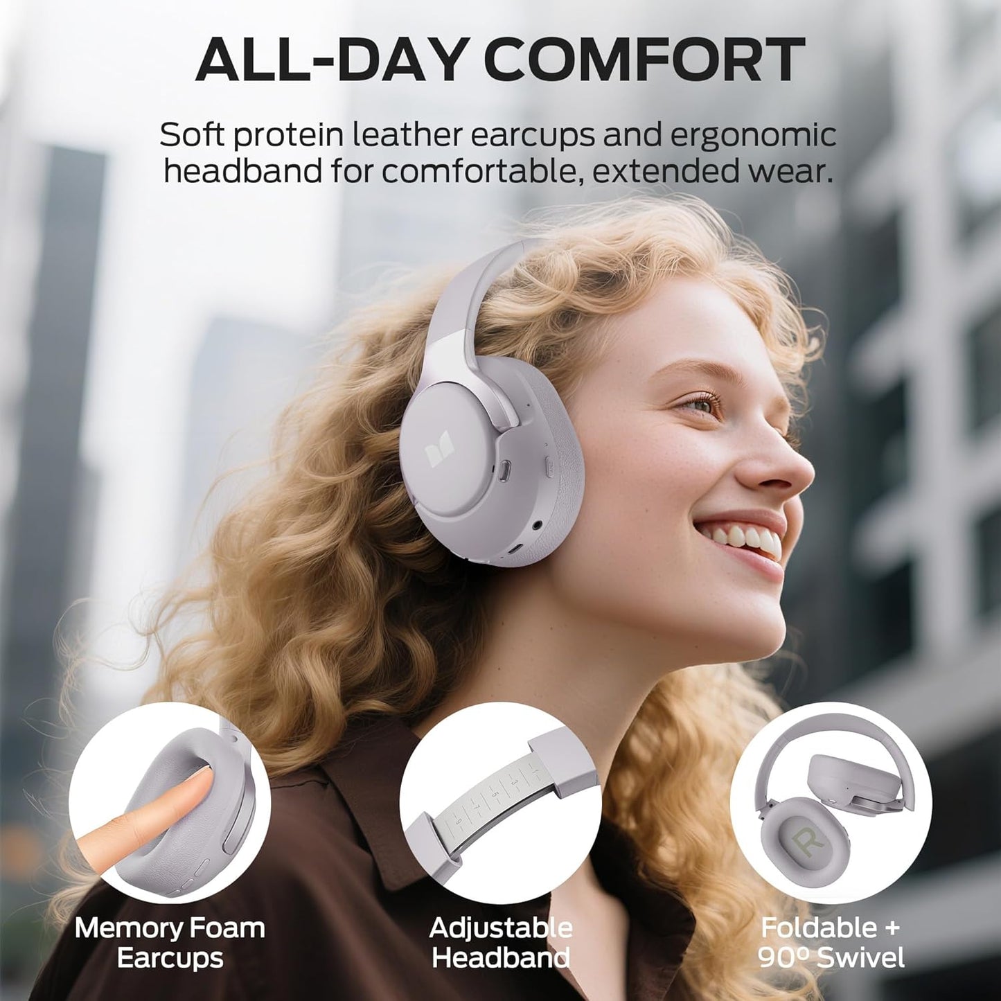Handsfree Bluetooth Monster Persona 5th, MultiPoint, A2DP, ANC, Ljubičasta