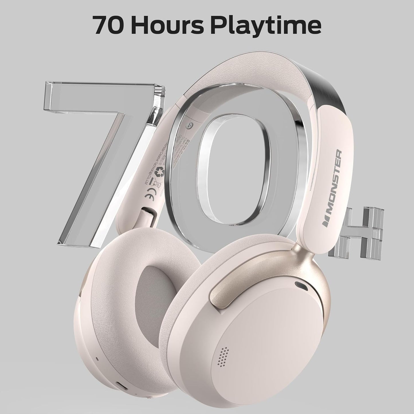 Handsfree Bluetooth Monster Persona 3rd, MultiPoint, A2DP, ANC, Bijela