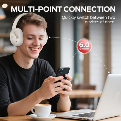Handsfree Bluetooth Monster Persona 5th, MultiPoint, A2DP, ANC, Bijela