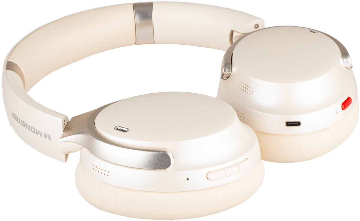 Handsfree Bluetooth Monster QuiteFit V3, MultiPoint, A2DP, ANC, Bijela
