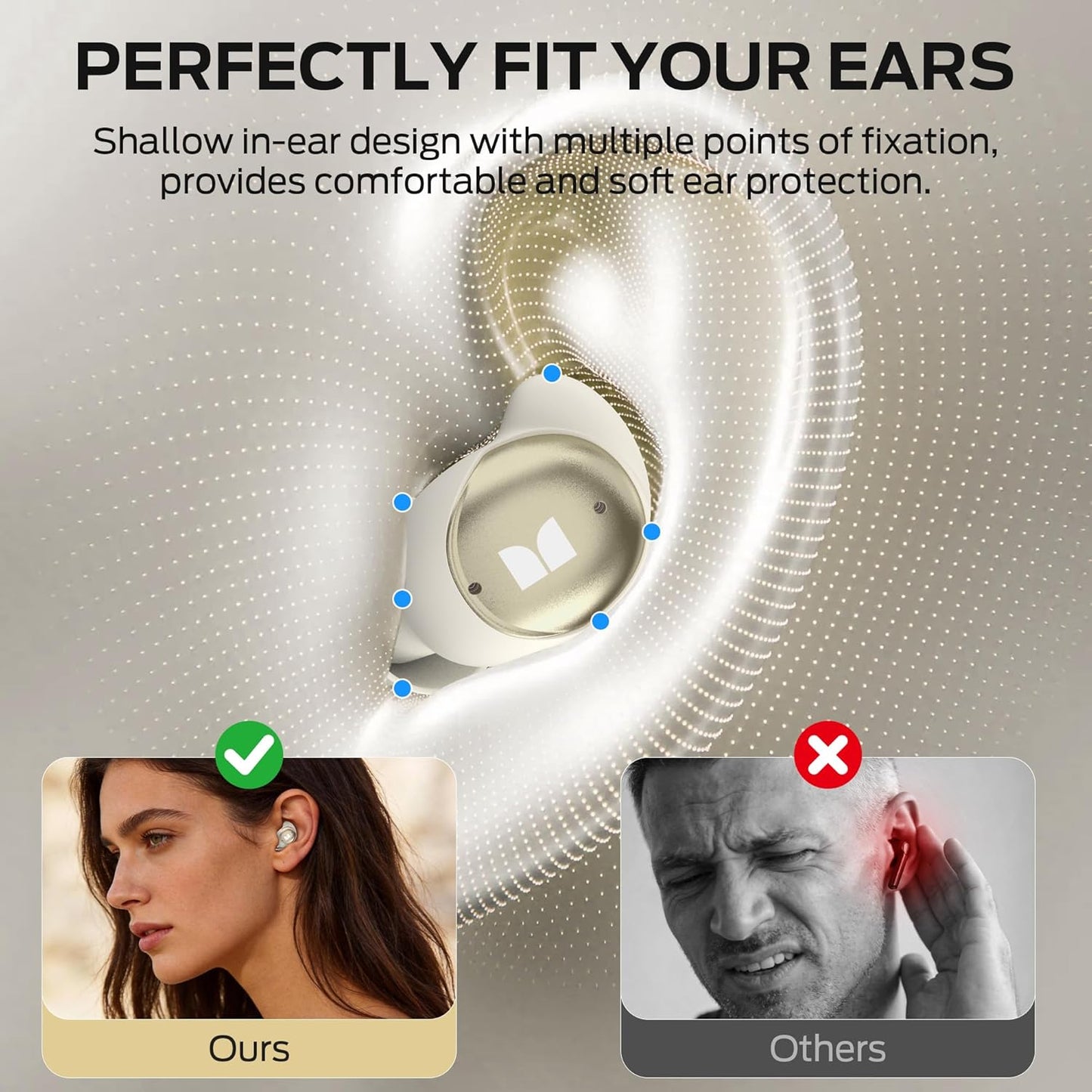 Handsfree Bluetooth Monster Sleep Ear200, TWS, ANC, Zlatna