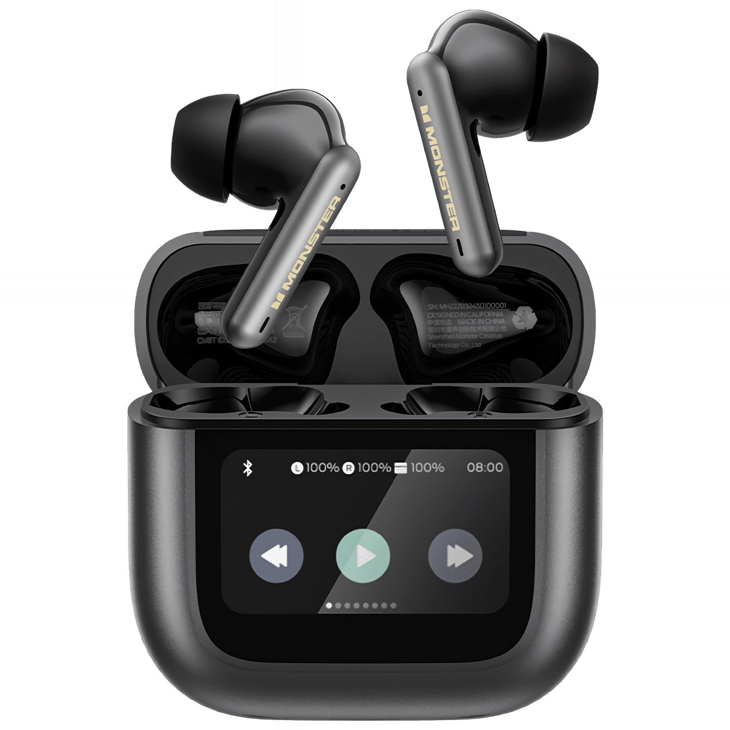 Handsfree Bluetooth Monster TH300, TWS, Crna