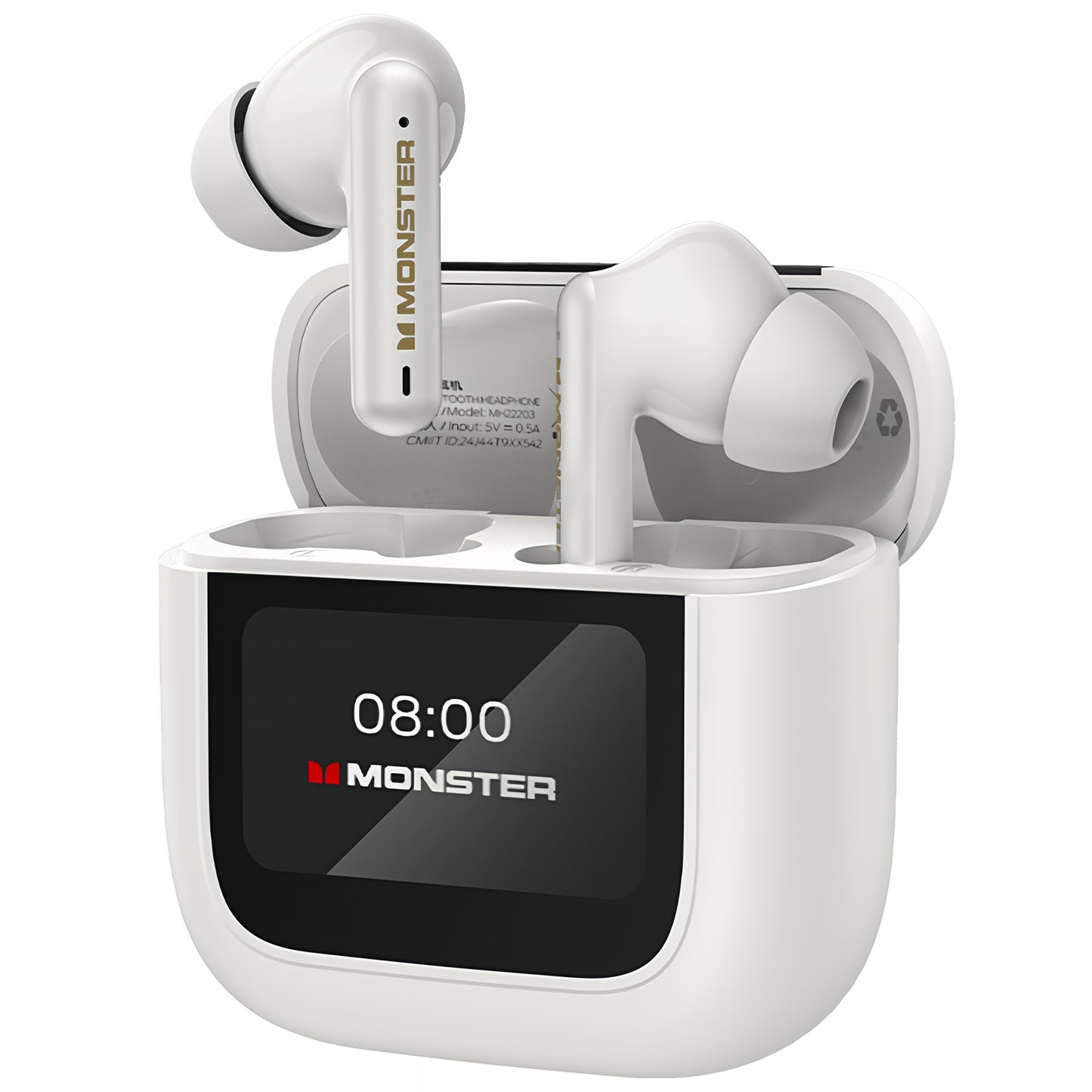 Handsfree Bluetooth Monster TH300, TWS, Bijela