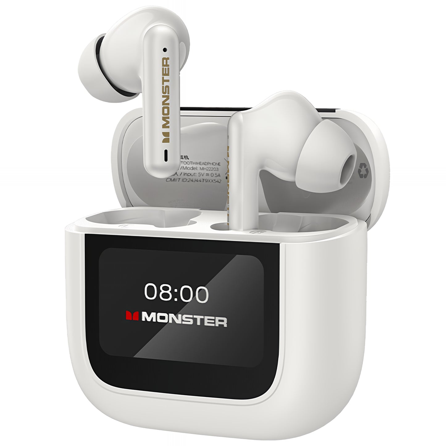 Handsfree Bluetooth Monster TH300, TWS, Bijela