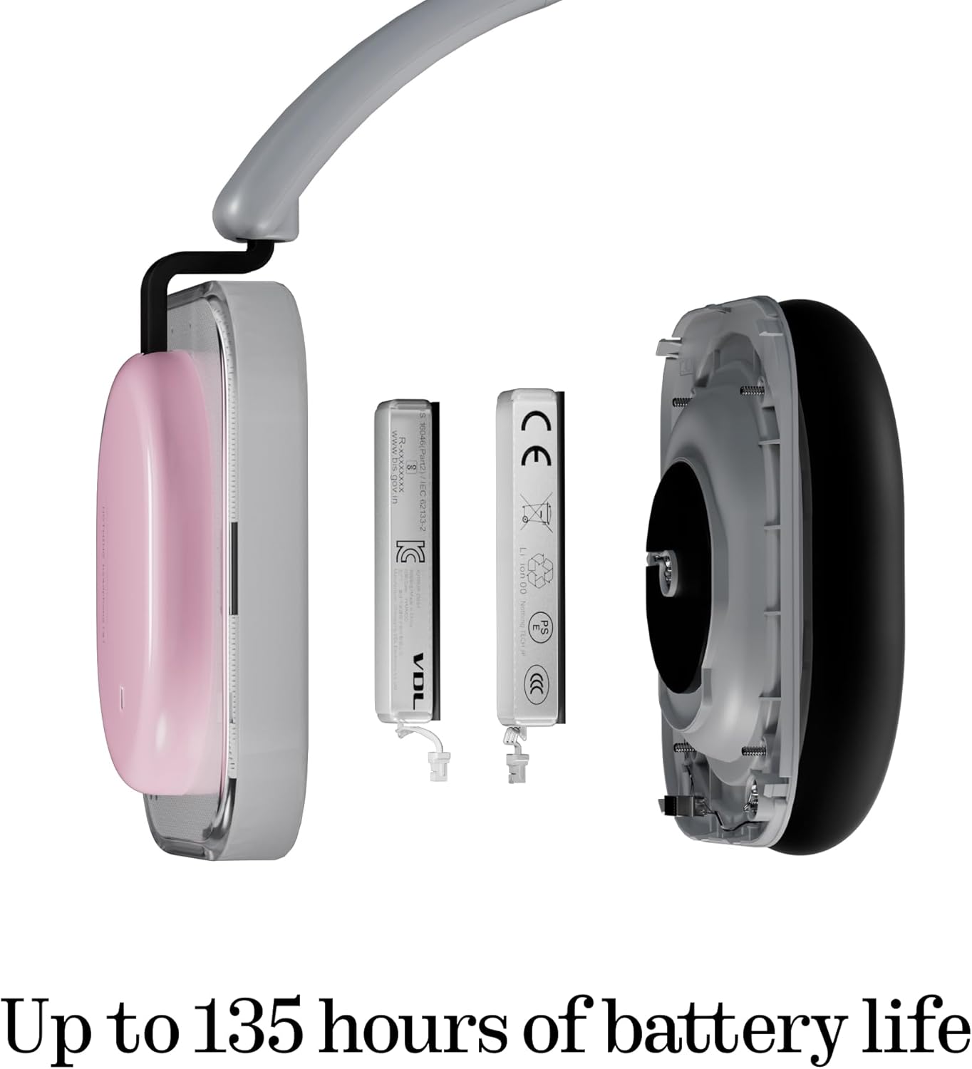 Handsfree Bluetooth Nothing Headphone (a), MultiPoint, A2DP, ANC, Roza