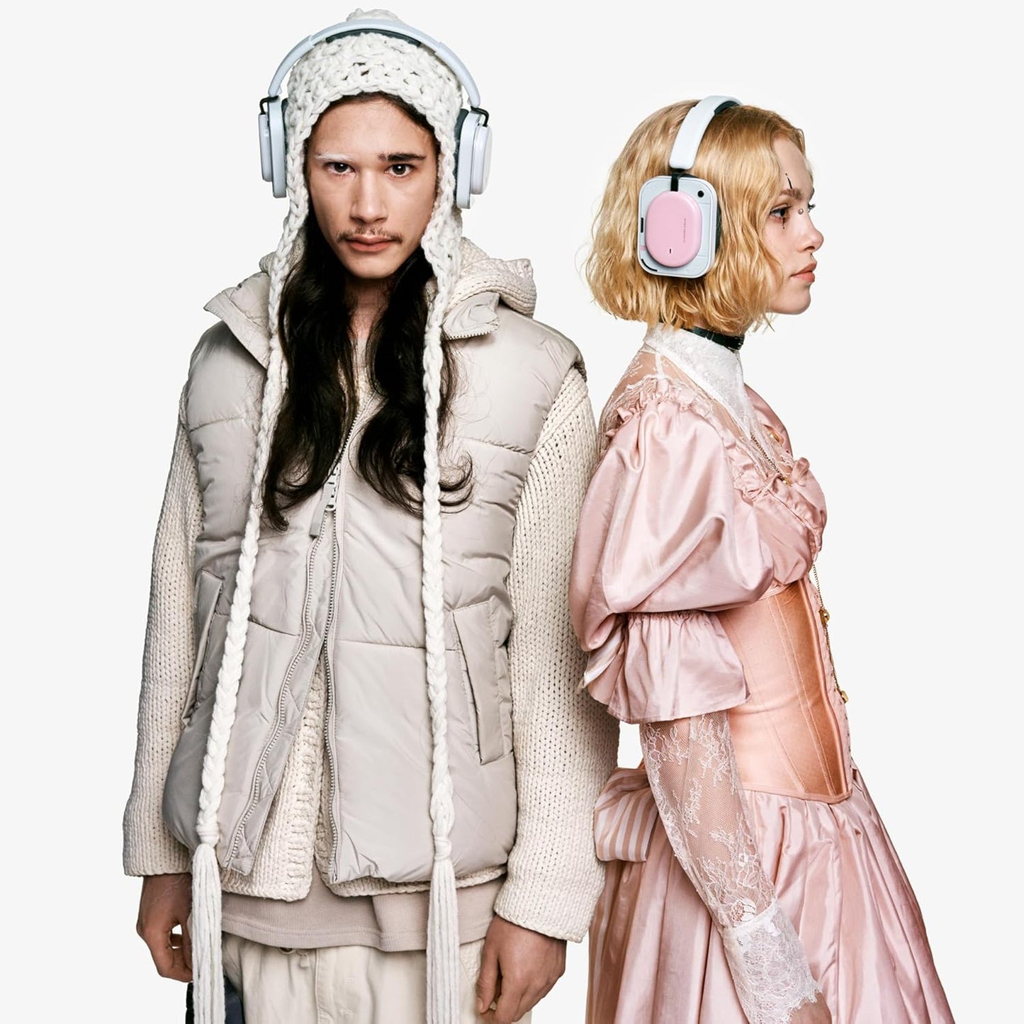 Handsfree Bluetooth Nothing Headphone (a), MultiPoint, A2DP, ANC, Roza