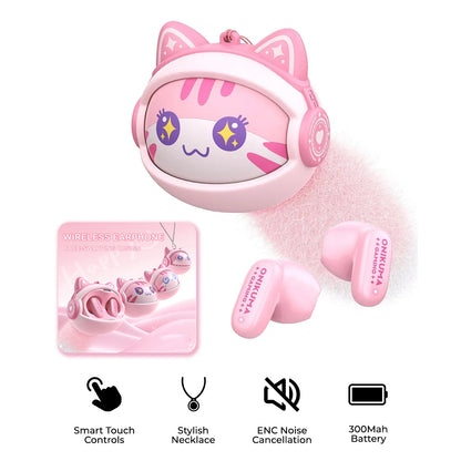Handsfree Bluetooth Onikuma TX603, TWS, Roza