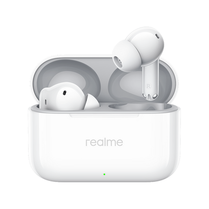 Handsfree Bluetooth Realme Buds T200, TWS, ANC, MultiPoint, Bijeli