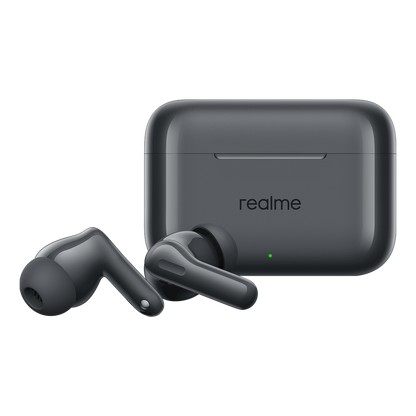 Handsfree Bluetooth Realme Buds T200, TWS, ANC, MultiPoint, Sivi