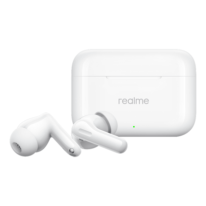 Handsfree Bluetooth Realme Buds T200, TWS, ANC, MultiPoint, Bijeli