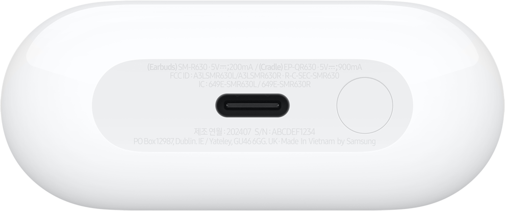 Bežične slušalice Bluetooth Samsung Galaxy Buds3 Pro, Bijele SM-R630NZWAEUE