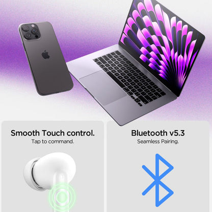 Handsfree Bluetooth Spigen SA2400, TWS, ANC, Crni