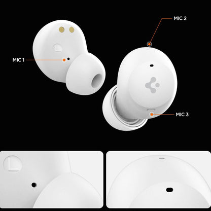 Handsfree Bluetooth Spigen SA2401, TWS, ANC, Bijeli ASD07963