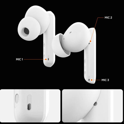 Handsfree Bluetooth Spigen SA2402, TWS, ANC, Bijeli ASD07964