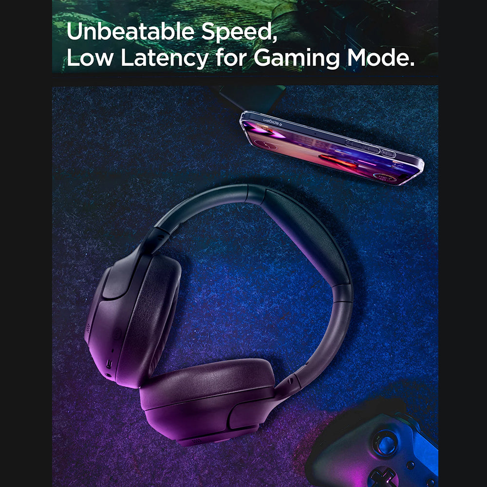 Handsfree Bluetooth Spigen SA2403, A2DP, ANC, Crni ASD09691