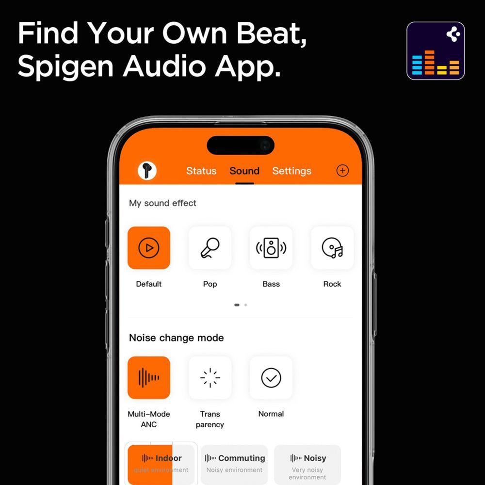 Handsfree Bluetooth Spigen SA2403, A2DP, ANC, Crni ASD09691