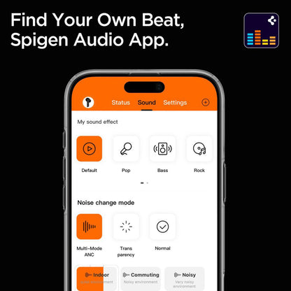Handsfree Bluetooth Spigen SA2403, A2DP, ANC, Crni ASD09691