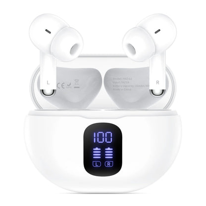 Handsfree Bluetooth Tech-Protect Ultraboost Pro G2, TWS, Bijeli