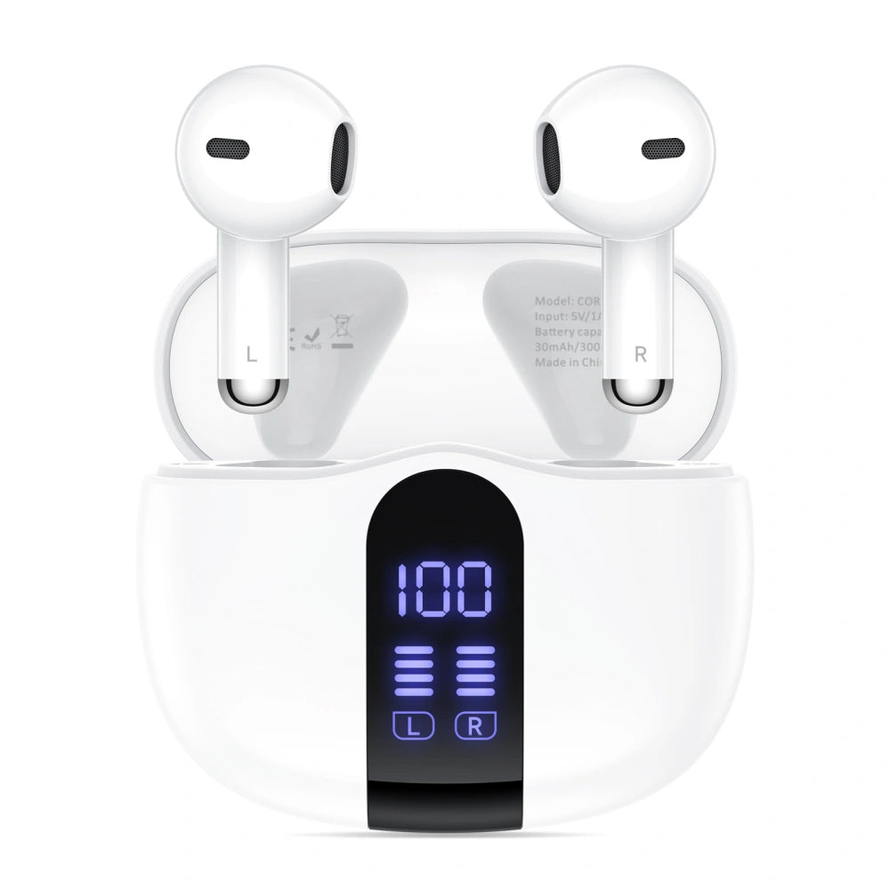 Handsfree Bluetooth Tech-Protect Ultraboost Core G2, TWS, Bijela