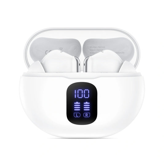 Handsfree Bluetooth Tech-Protect Ultraboost Pro G2, TWS, Bijeli
