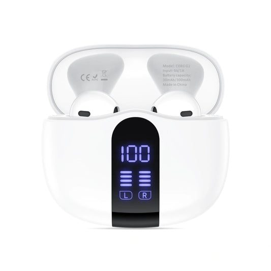 Handsfree Bluetooth Tech-Protect Ultraboost Core G2, TWS, Bijela