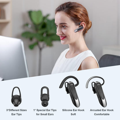 Handsfree Bluetooth Techsuit CB2 AirTalk, A2DP, Crni