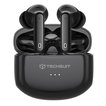 Handsfree Bluetooth Techsuit CW1 Audira Pro, TWS, ANC, Crni