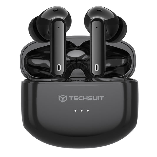 Handsfree Bluetooth Techsuit CW1 Audira Pro, TWS, ANC, Crni