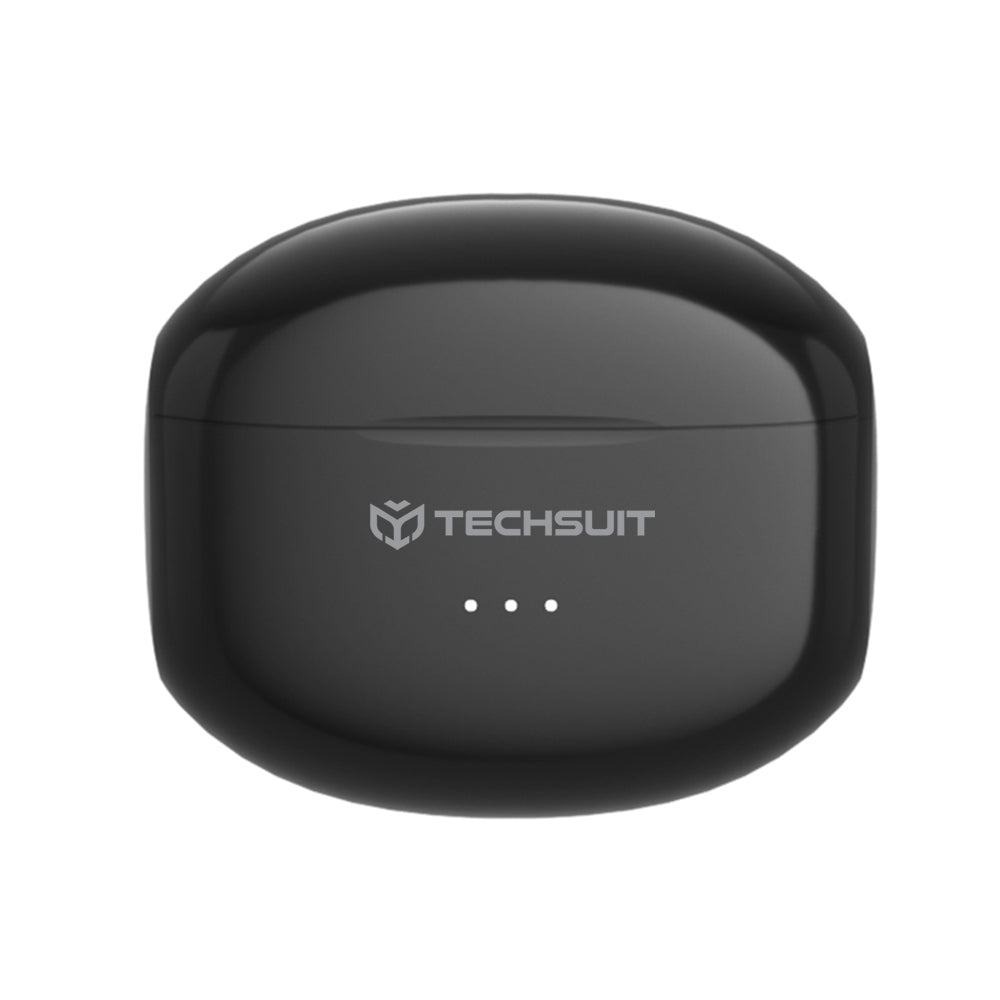 Handsfree Bluetooth Techsuit CW1 Audira Pro, TWS, ANC, Crni